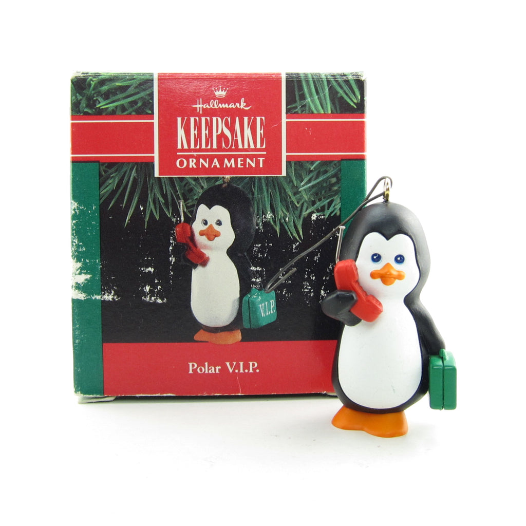 Polar V.I.P. Vintage 1990 Penguin Hallmark Keepsake Ornament