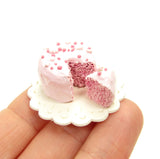1 Inch Scale Miniature Dollhouse Cake