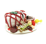 Chocolate Christmas Cake and Polymer Clay Candy