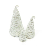 Winter tree miniature figurines for holiday display