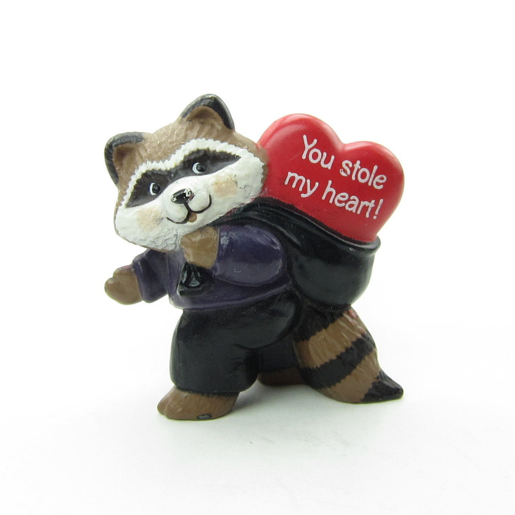 Hallmark Raccoon Thief Merry Miniatures 1991 Valentine's Day Figure