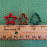 Playscale miniature Christmas cookie cutters