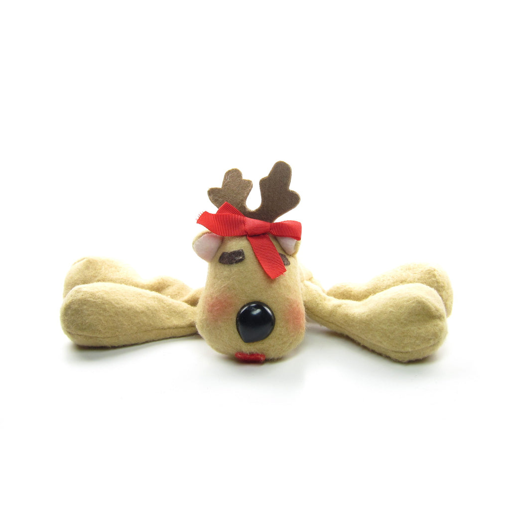Rhonda Reindeer Vintage Hallmark Plush Bean Bag Christmas Toy