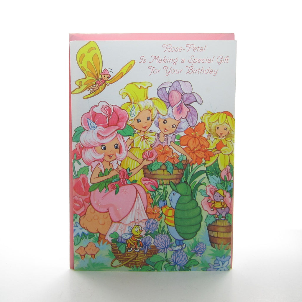 Rose Petal Place Happy Birthday Card with Punch-Out Flower Crown