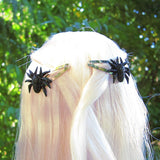 Halloween spider hair clips for Blythe & Pullip dolls