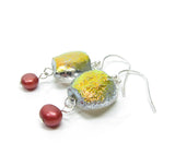 Sterling Silver Earrings with freshwater pearls