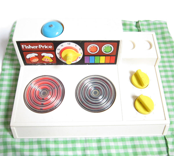 Kitchen Set with Magic Burner Stove Vintage 1978 FisherPrice Toys
