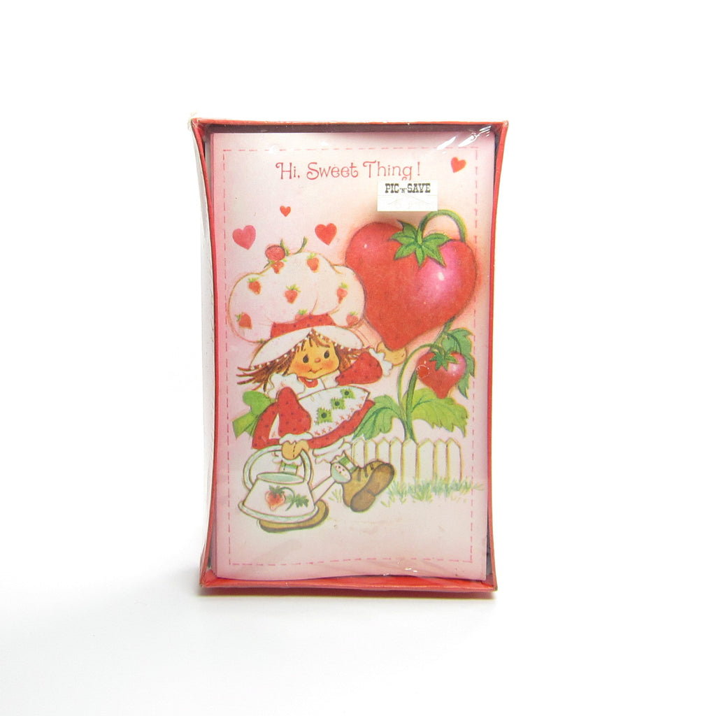 Strawberry Shortcake Valentine's Day Boxed Set of 12 Cards with Envelopes - Unopened