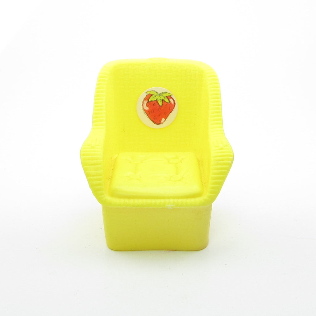 Yellow Doll Chair for Garden House Strawberry Shortcake Playset