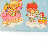 Vintage 1984 Strawberry Shortcake Christmas stickers