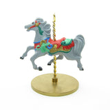Holly Christmas carousel horse vintage 1989 Hallmark Keepsake ornament