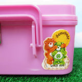 My Little Pony lunch box with Care Bears sticker
