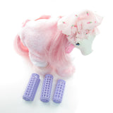 G1 My Little Pony Sweet Dreams outfit with curlers
