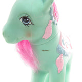 Tassels pony with black scuff mark and scuffed eye paint on non-display side