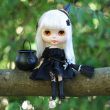 Halloween witch costume for Blythe or Pullip dolls