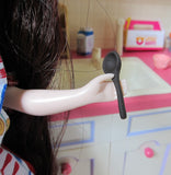 Polymer clay wooden spoon for Blythe doll cooking in the kitchen