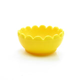 Yellow bowl with scalloped edges for Berry Happy Home