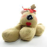 Rhonda Reindeer plush toy with heart lips