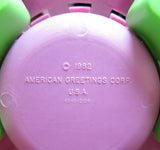 Vintage 1982 American Greetings Corp. markings on Flower Shower playset