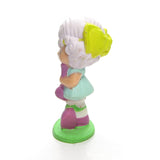 Angel Cake chatting on the phone miniature figurine side view