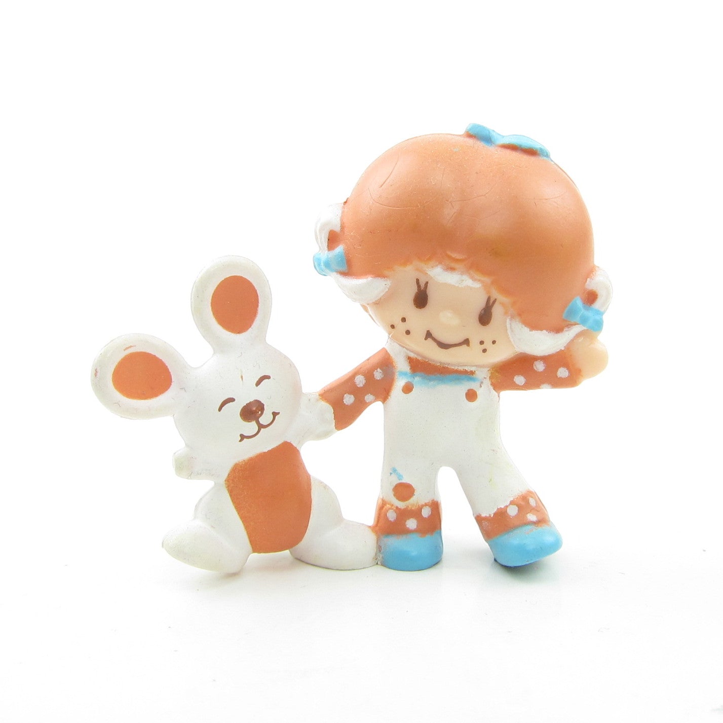 Hopsalot Rabbit Apricot Dancing with Hopsalot PVC Strawberry Shortcake Figurine | Brown ...