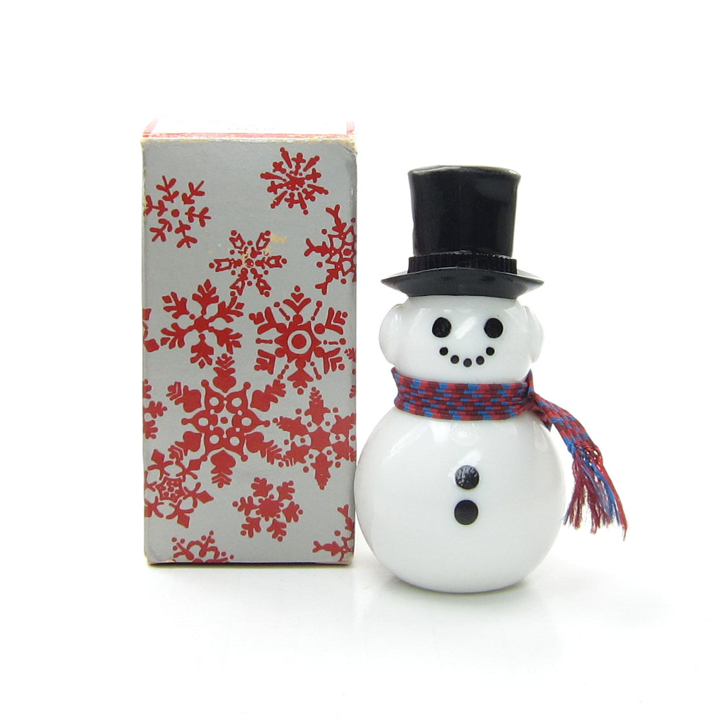 Avon Dapper Snowman Vintage Christmas Moonwind Cologne Bottle