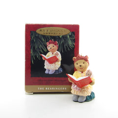 Bearnadette Bearingers Hallmark Christmas ornament with box