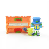 Blueberry Muffin with Cheesecake at the piano miniature figurine set