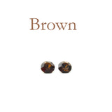 Brown rhinestone replacement eyes for G2 My Little Pony
