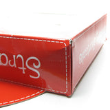 Dented box top on Strawberry Shortcake doll box