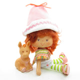 Vintage Strawberry Shortcake Cafe Ole doll with Burrito donkey pet