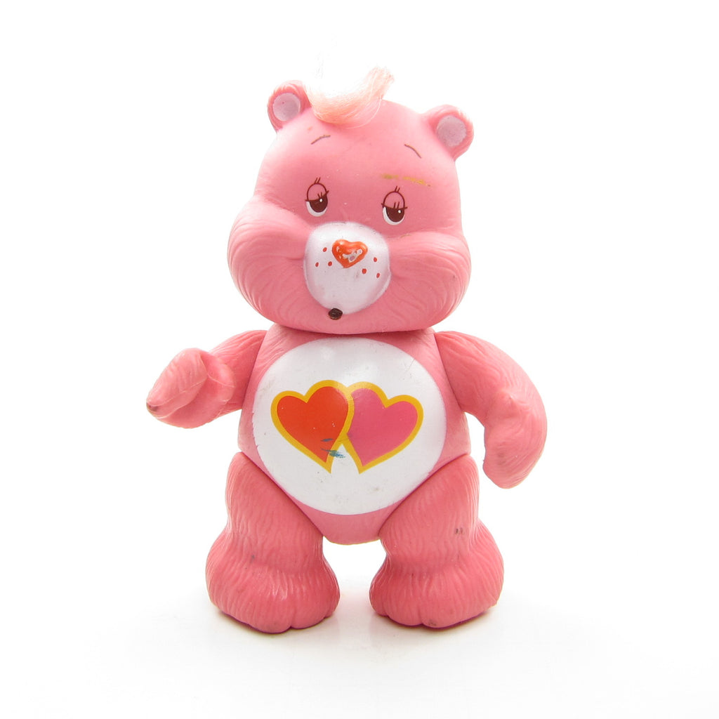 Love-A-Lot Bear Vintage Care Bears Poseable 3-Inch Figure