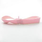 Pink and white striped elastic garter belt from Charmkins Rosie Raccoon set