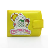 Charmkins yellow vinyl wallet with Brown Eyed Susan