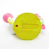 Bottom of Cherry Cuddler on Roller Skates miniature figurine with scuffs
