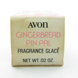 Avon Gingerbread Pin Pal solid perfume fragrance