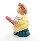 Side of Bearnadette Bearingers Hallmark Christmas ornament with box