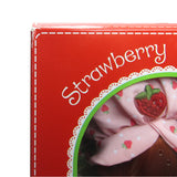 Strawberry Shortake box with dented corner