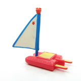 Sailboat with dark spots from Strawberry Shortcake miniature figurine set
