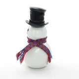 Avon Dapper Snowman cologne bottle with scarf