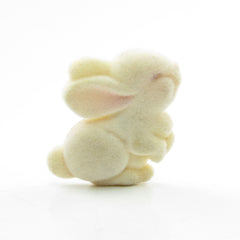 Vintage 1982 flocked Hallmark Easter bunny rabbit pin