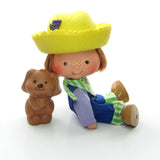 Huckleberry Pie Strawberry Shortcake doll with Pupcake dog pet