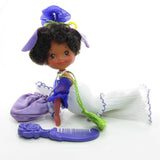 Rose Petal Place Iris doll with hat, dress, purse, comb, doll stand