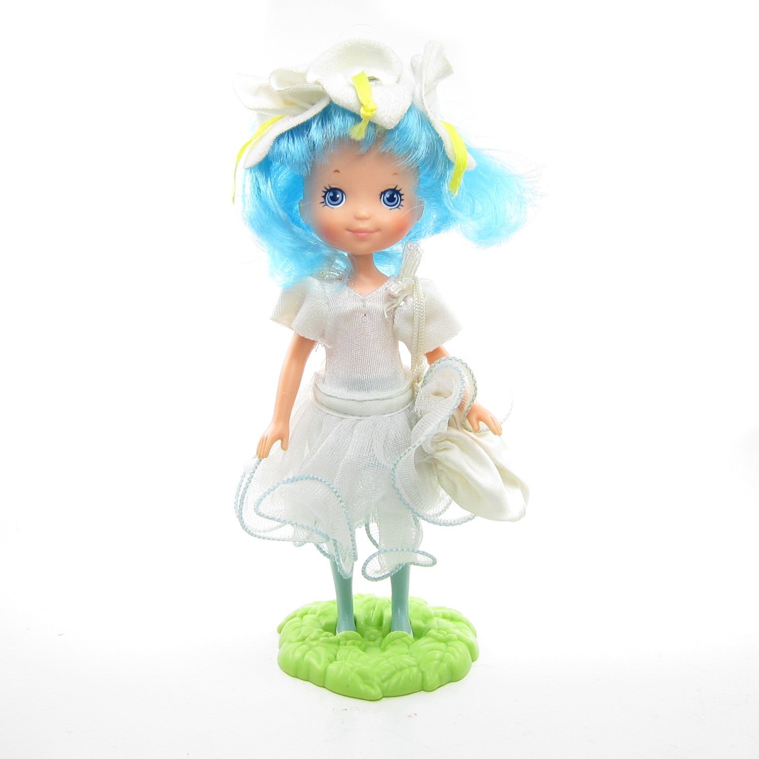 Lily Fair Rose Petal Place Doll with Hat, Purse, and Doll Stand | Brown Eyed Rose Lily Fair Rose Petal Place Doll with Hat, Purse, and Doll Stand | Brown Eyed Rose