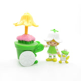 Mint Tulip with Flower Cart Strawberry Shortcake miniature figurine set