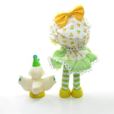 Mint Tulip Party Pleaser Strawberry Shortcake doll with Marsh Mallard duck pet