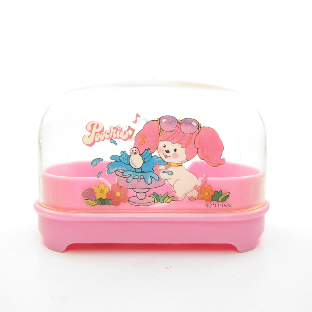 Plastic Poochie Case from Vintage Fashion Bath Set