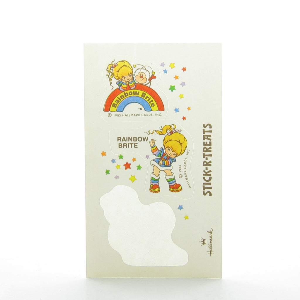 Rainbow Brite Stickers Vintage 1983 Stick-R-Treats Pack