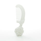 White Rose Petal Place hair comb from Daffodil doll