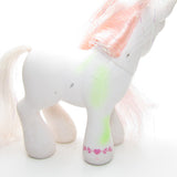Desert Rose My Little Pony with green highlighter marks and scuffs